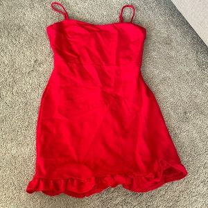 Red cocktail dress size Medium